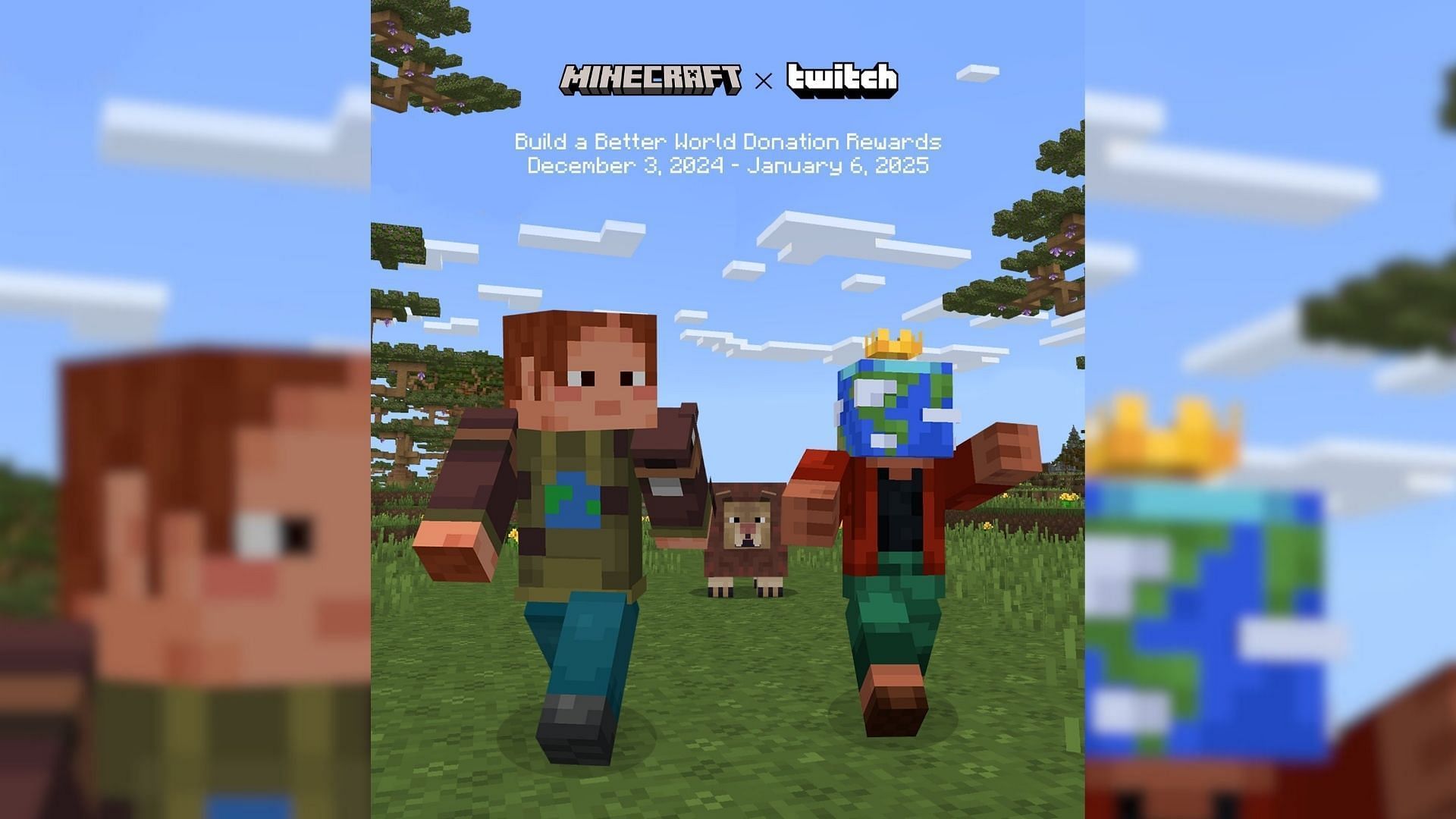 Minecraft x Twitch collaboration