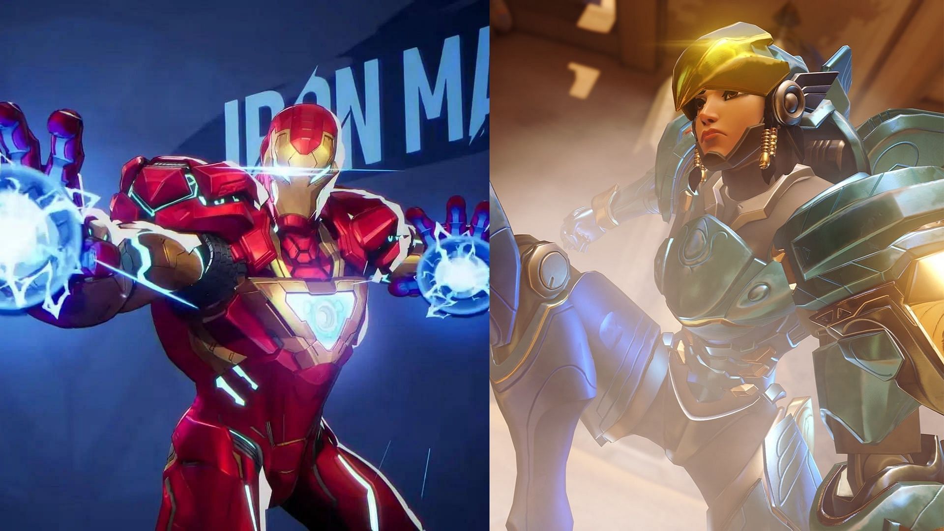 Here are 5 similarities between Iron Man in Marvel Rivals and Pharah from Overwatch 2  (Image via NetEase Games/Blizzard Entertainment)