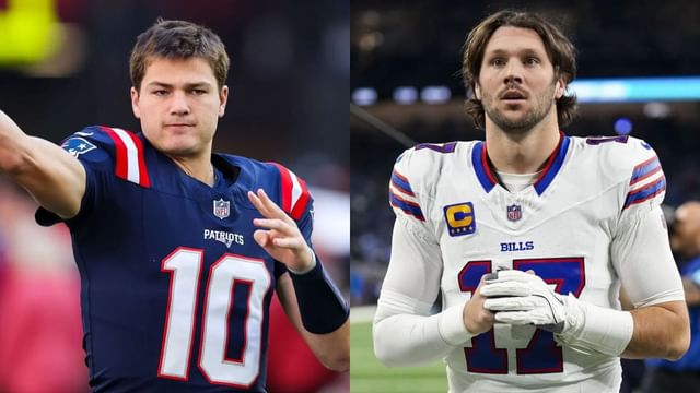 Drake Maye makes feelings clear on Josh Allen comparisons amid Patriots  QB's impressive rookie season