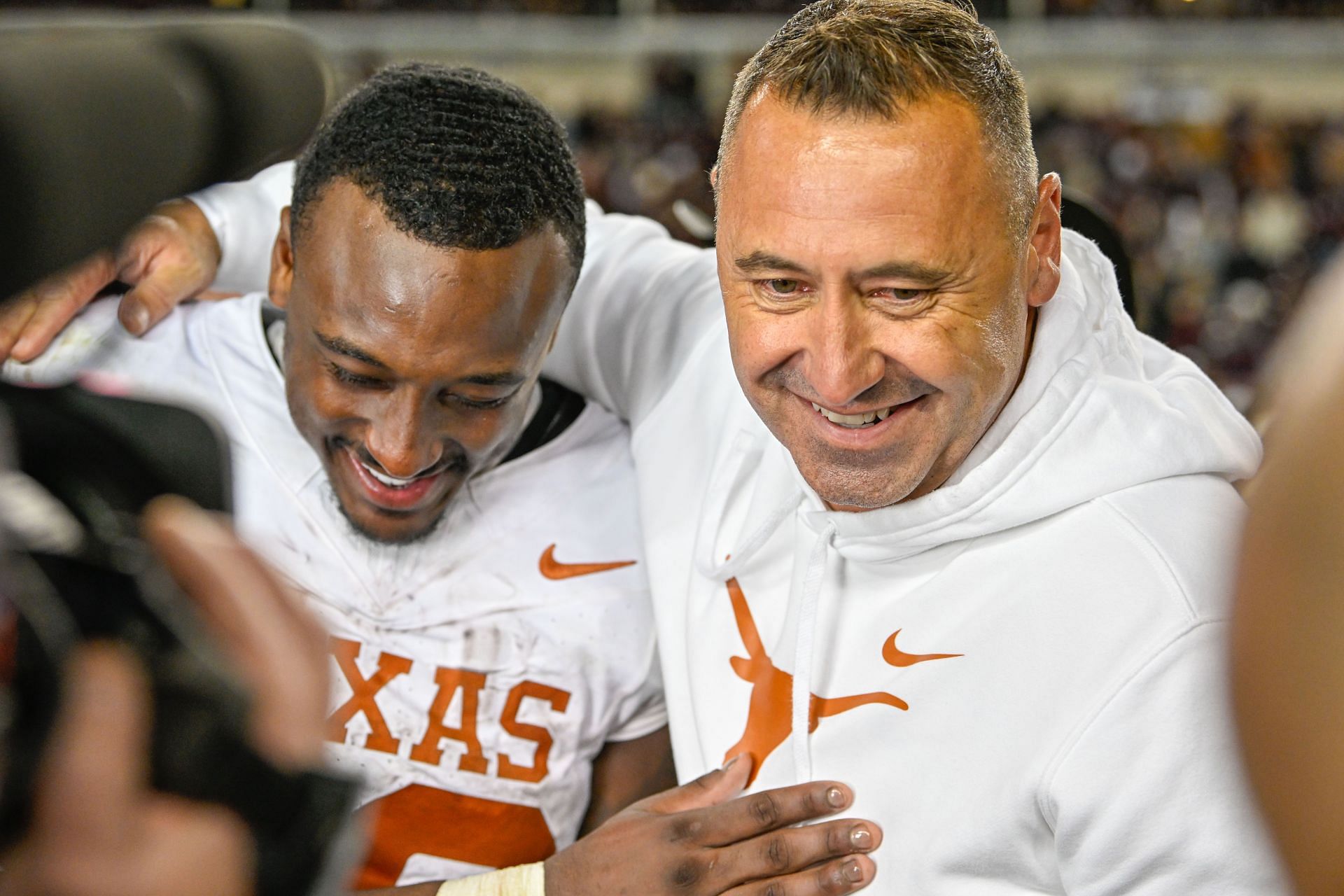 COLLEGE FOOTBALL: NOV 30 Texas at Texas A&amp;M - Source: Getty