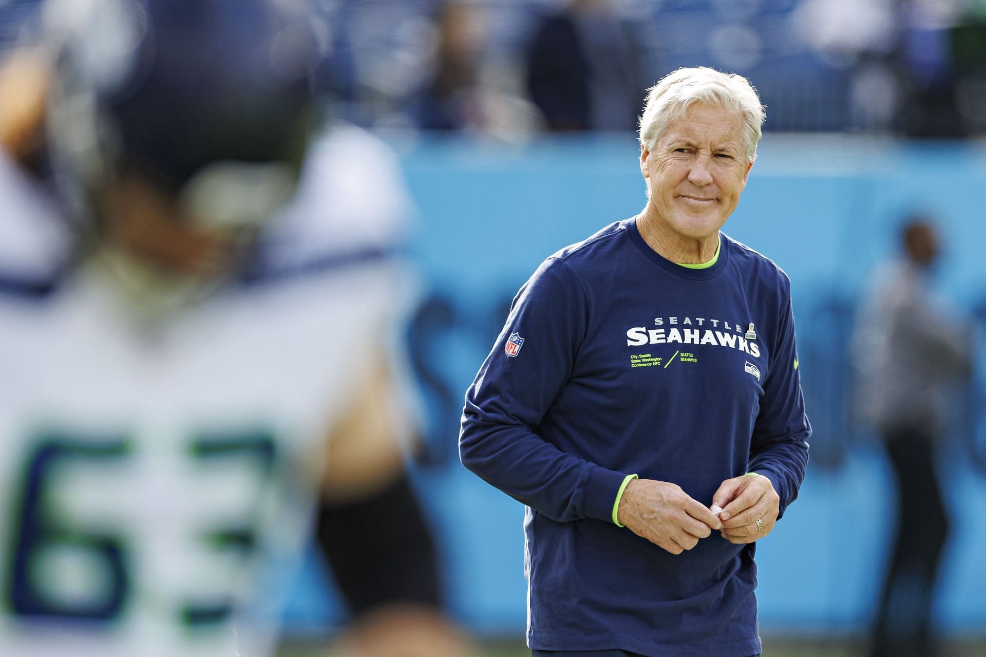 Pete Carroll at Seattle Seahawks vs. Tennessee Titans - Source: Getty