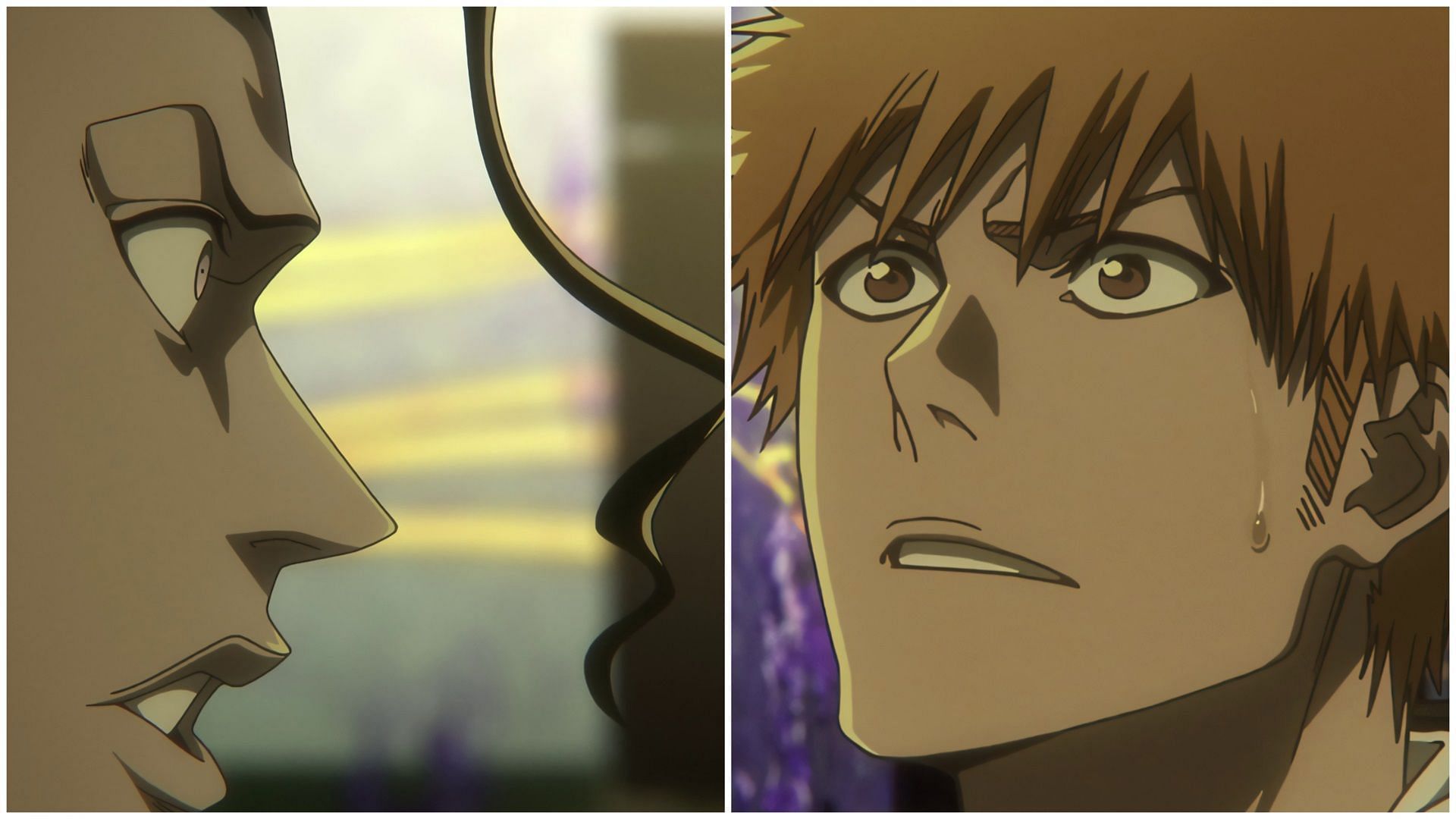 Askin and Ichigo reacting to Kyoraku's Bankai in Bleach TYBW (Image via Pierrot Films)