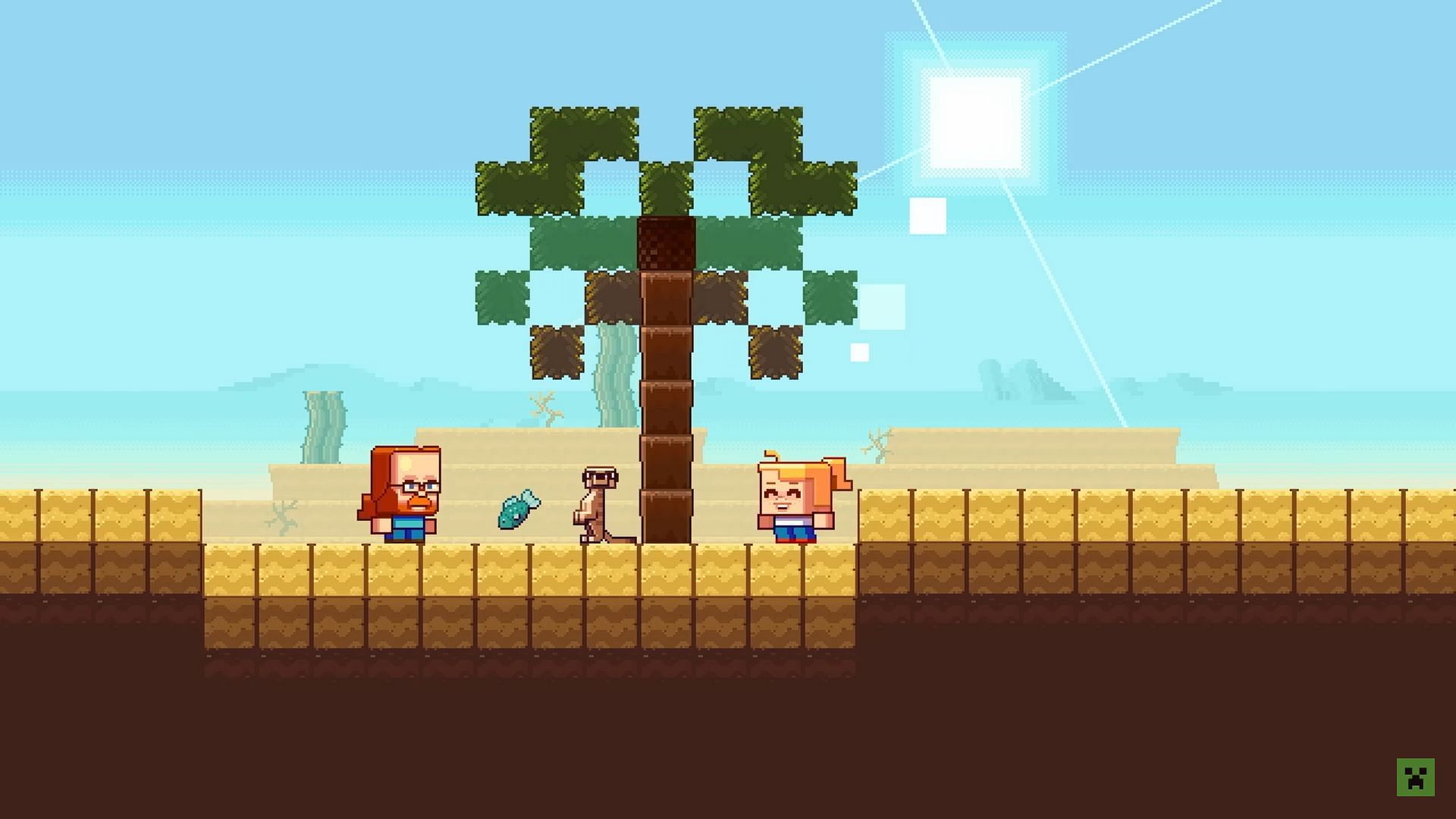 Palm trees could have date fruits (Image via Mojang Studios)