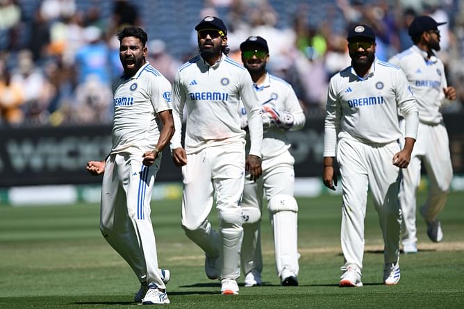 [Watch] Mohammed Siraj animatedly mimics Sam Konstas' celebration after dismissing Marnus Labuschagne in BGT 2024-25 4th Test