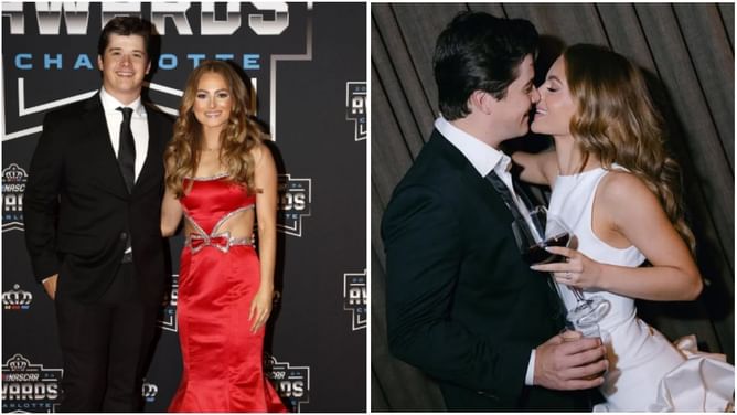 Harrison Burton’s fiancé Jenna Petty reveals wedding date, shares details on plans
