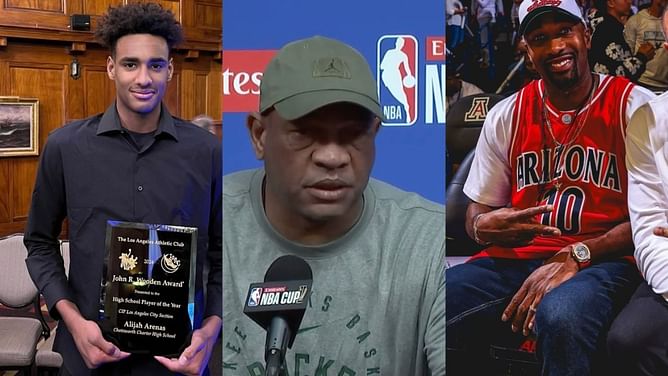 Gilbert Arenas hilariously points out repercussions of Doc Rivers drafting son Alijah Arenas - "Gon' be on the bench because of me"