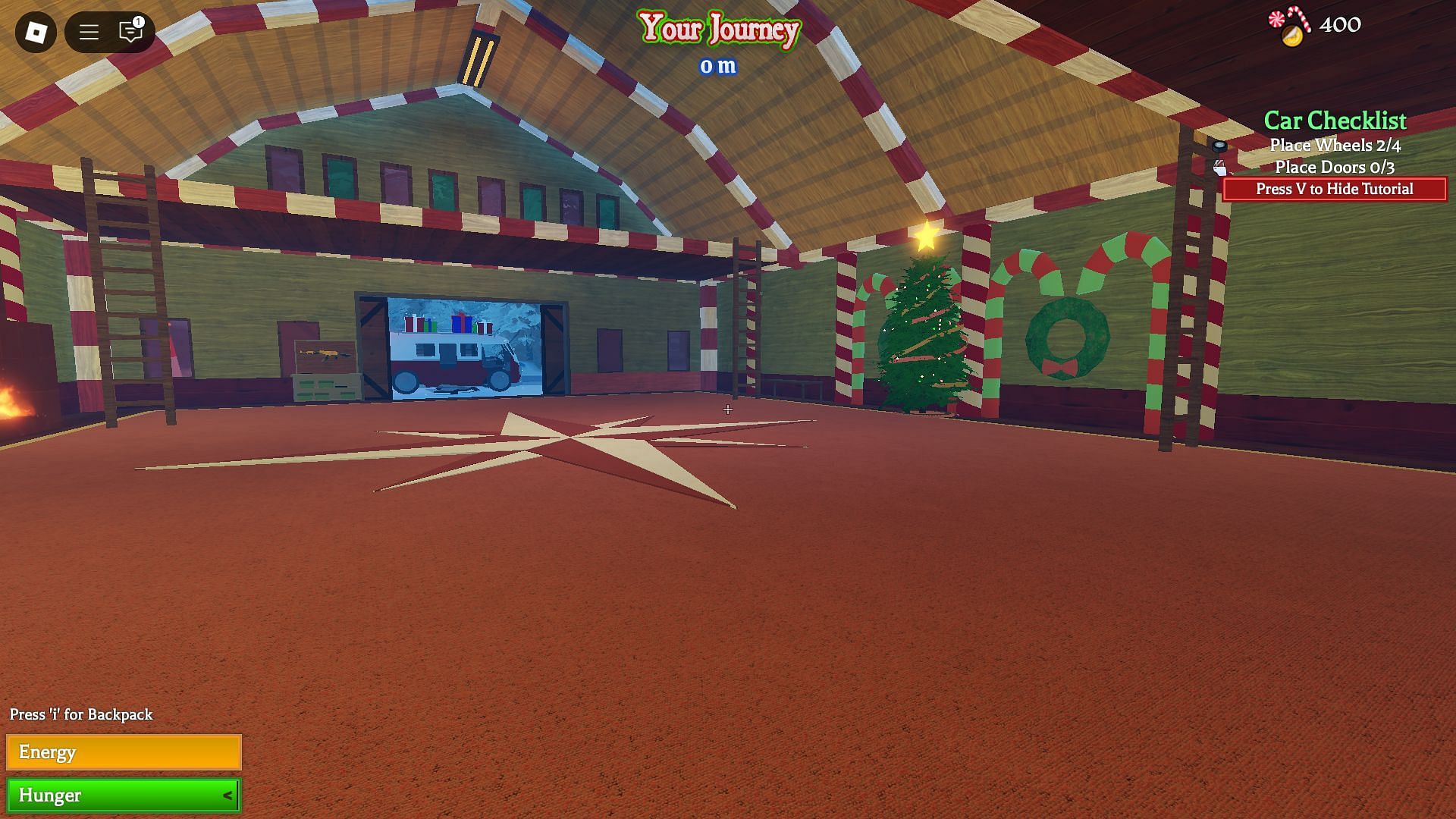 Starting The Gifting map (Image via Roblox)