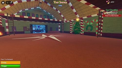 Starting The Gifting map (Image via Roblox)