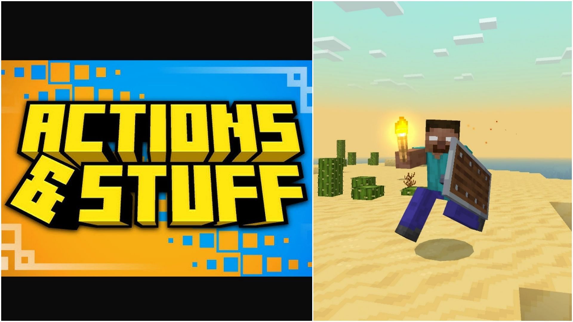 Actions &amp; Stuff will challenge loads of Java Edition resource packs (Image via YouTube/Actions &amp; Stuff || Mojang Studios)