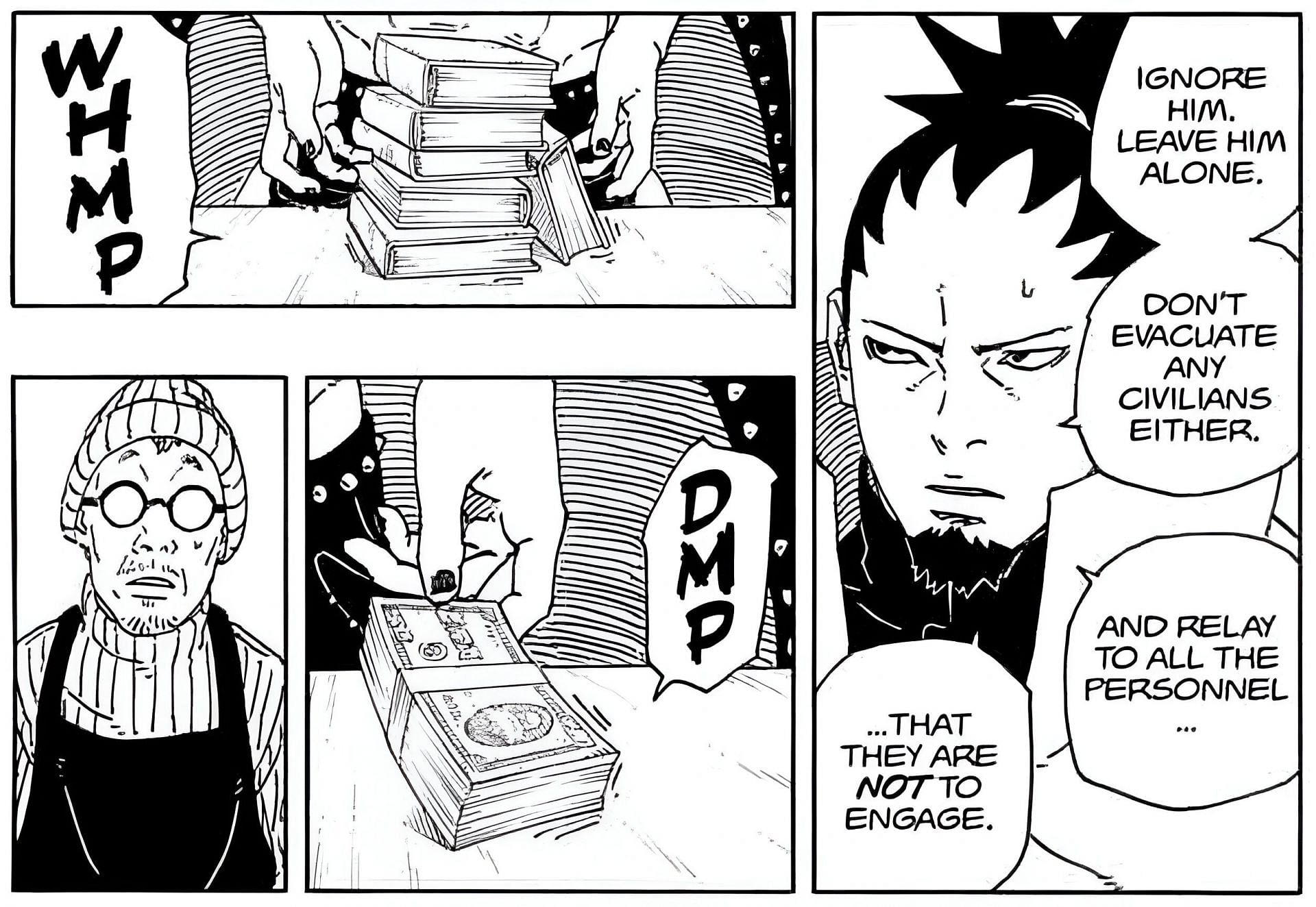 Shikamaru as seen in the manga (Image via Shueisha)