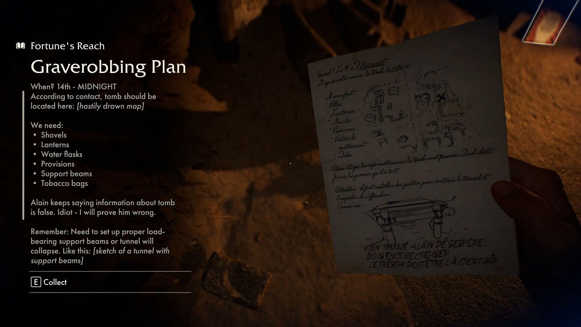 The plans that the French diggers had. (Image via Bethesda Softworks)