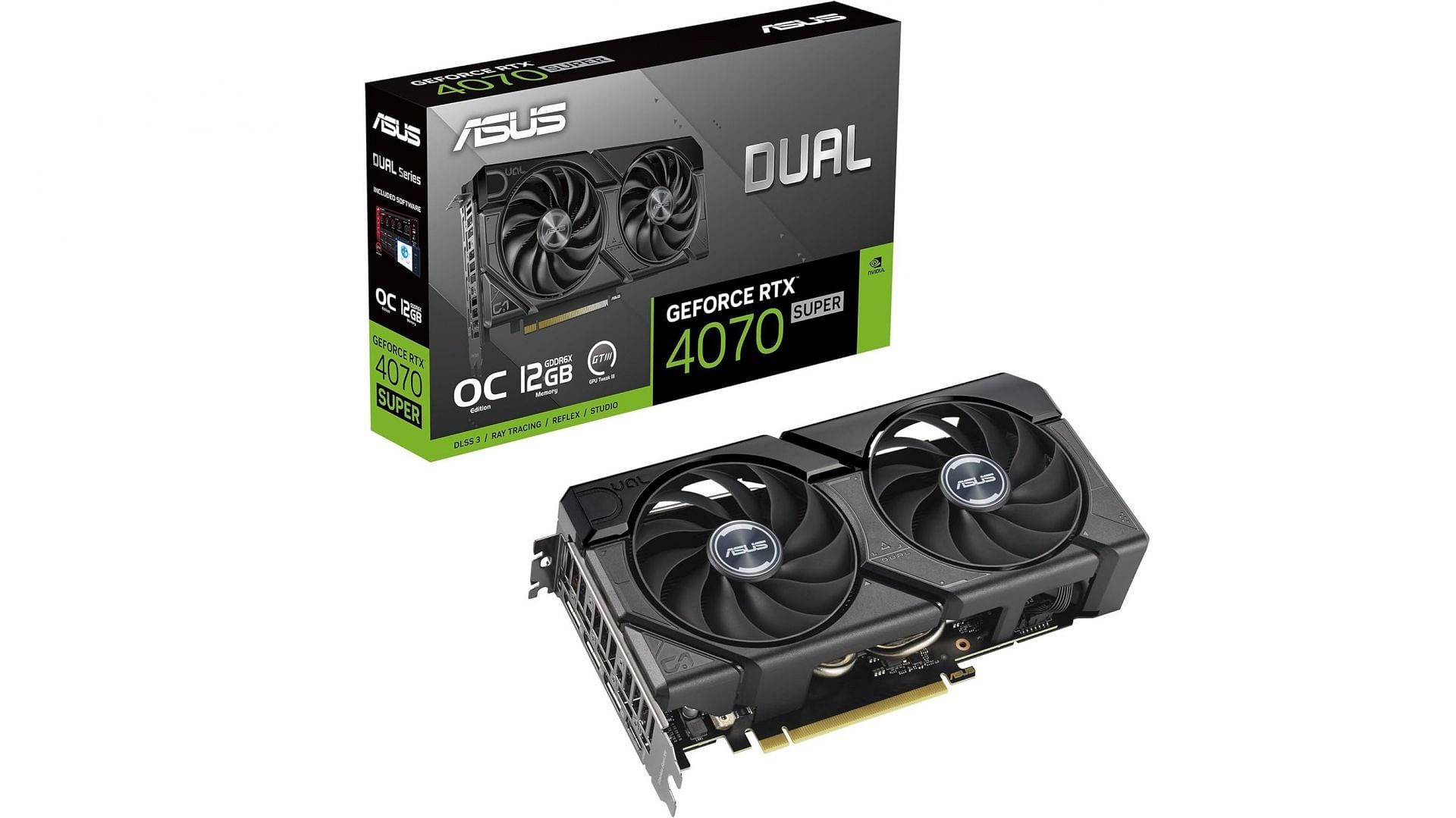 ASUS Dual GeForce RTX 4070 Super (Image via ASUS)