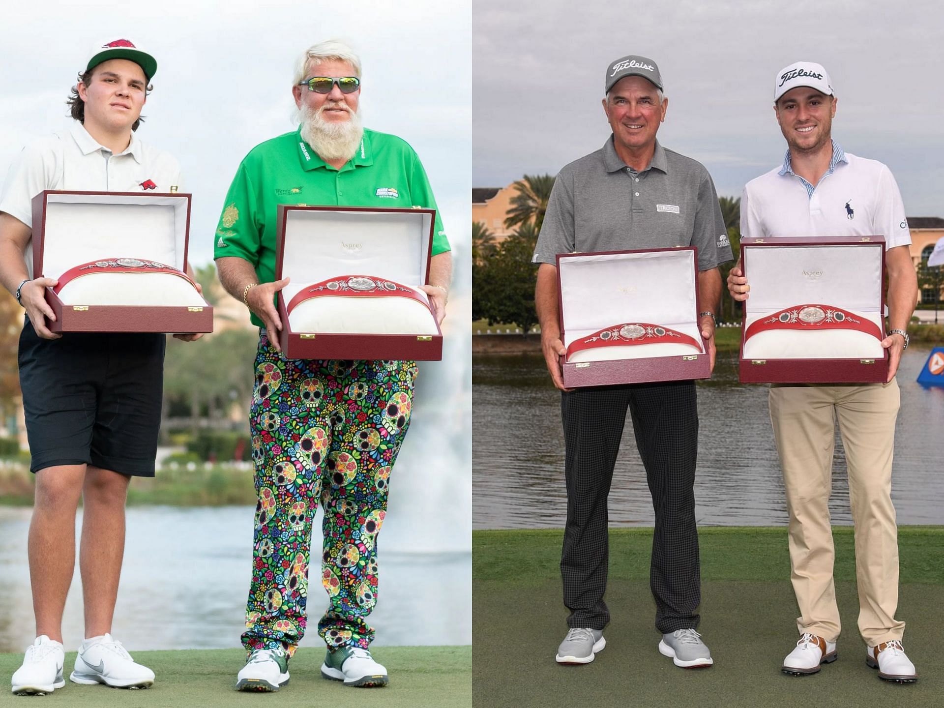 John Daly and Justin Thomas have won the PNC Championship in the past (Image via Imagn, Getty)