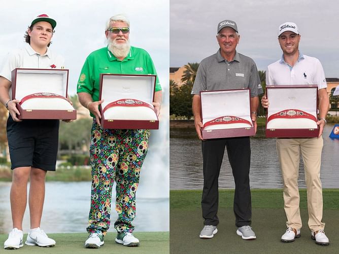Top 5 previous famous winners of the PNC Championship feat. John Daly, Justin Thomas, and more