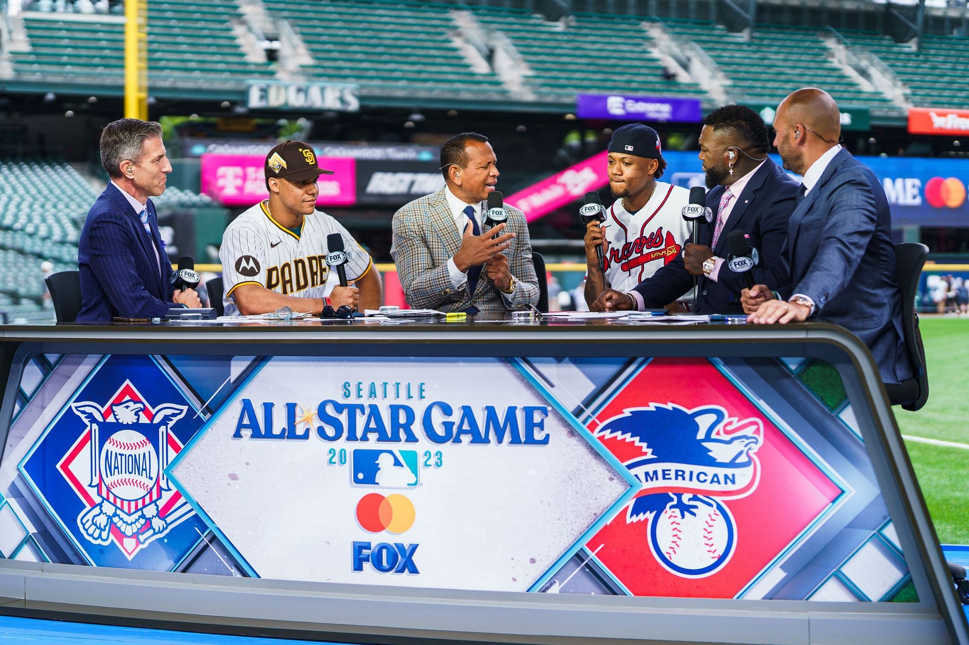 Gatorade All-Star Workout Day - Juan Soto and Ronald Acuna Jr. (Photo via Getty)