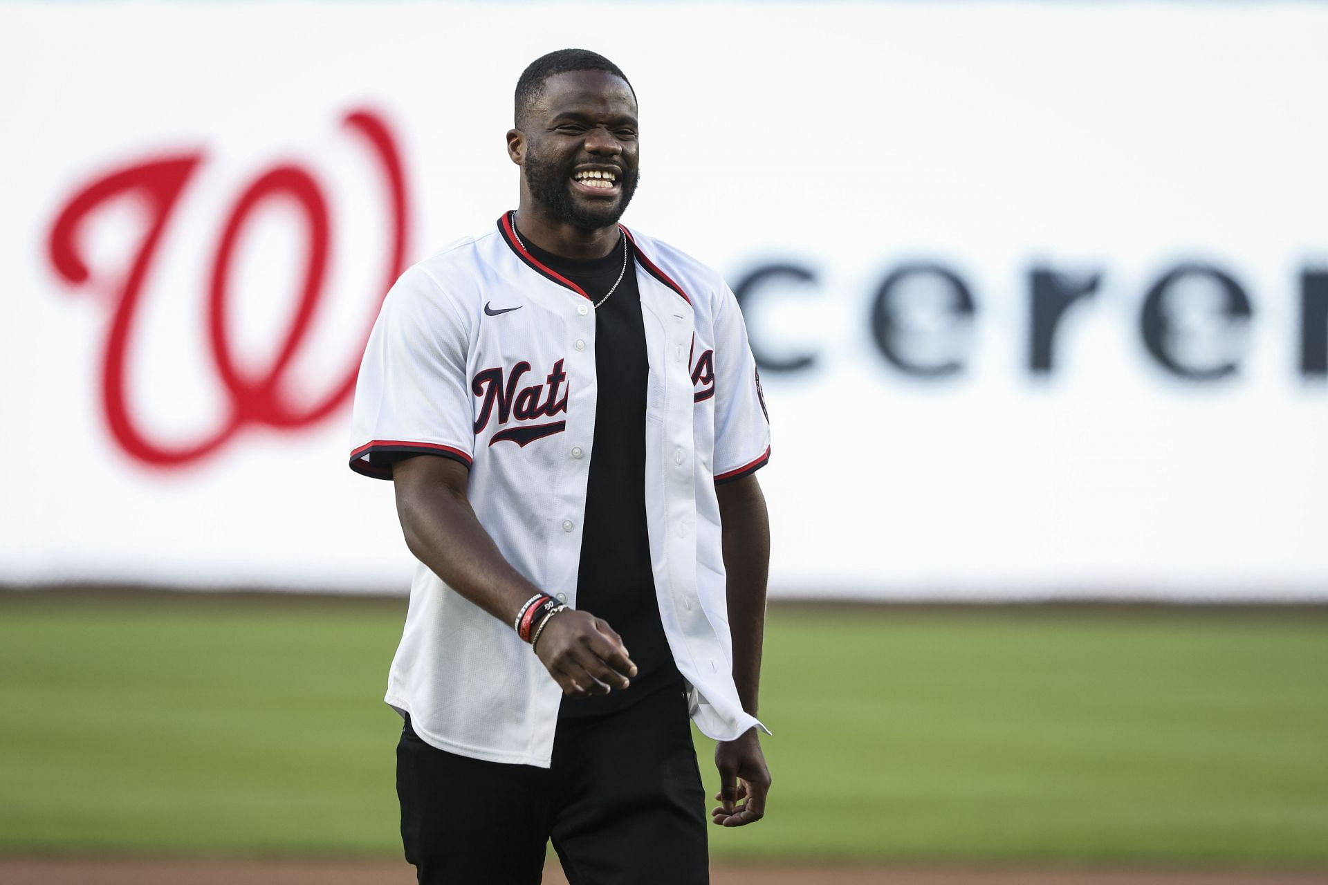 Frances Tiafoe at the Washington Nationals game (Image: Getty)