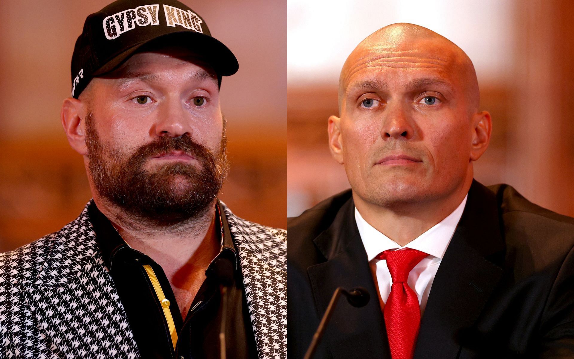 Tyson Fury (left) and Oleksandr Usyk (right) faced off in a heavyweight thriller back in May 2024 and will clash again in Dec. 2024 [Images courtesy: Getty Images]