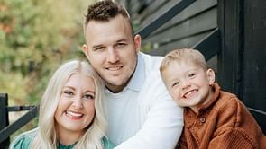 In Pictures: Mike Trout reveals 'greatest gifts in his life' with Christmas photoshoot