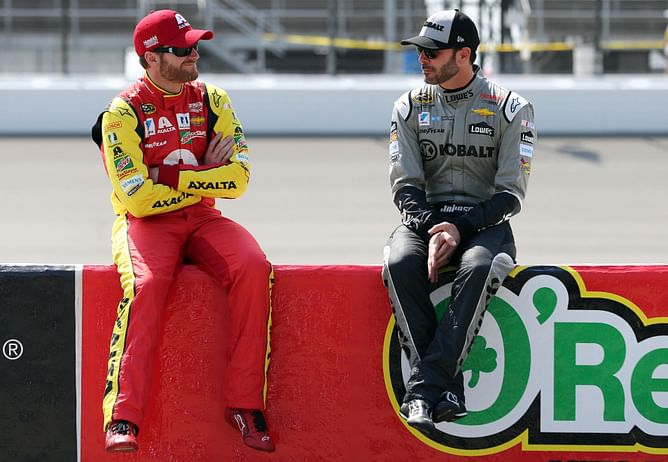 “He said it belonged to me” - When Dale Earnhardt Jr. received a checkered flag from Jimmie Johnson after finishing fourth