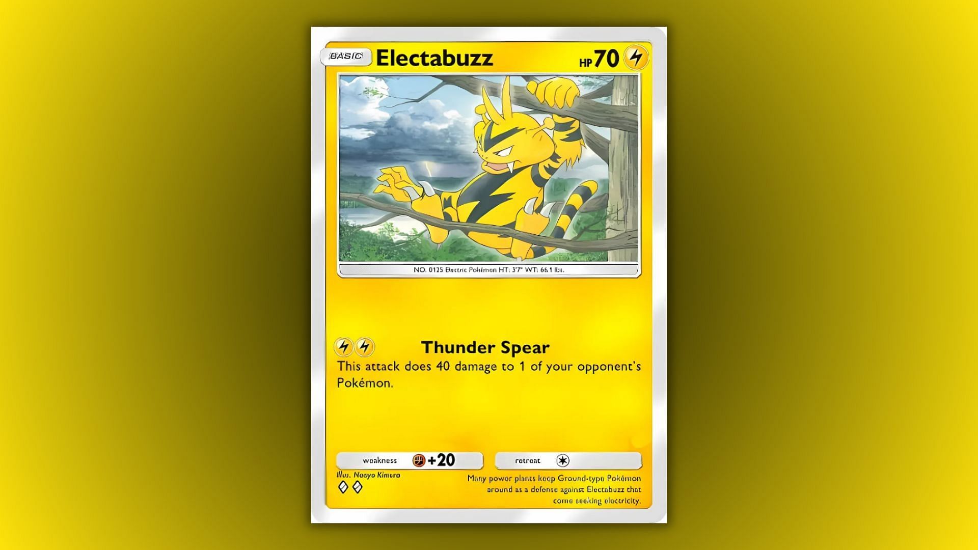 Electabuzz from the Mythical Island pack (Image via The Pokemon Company)