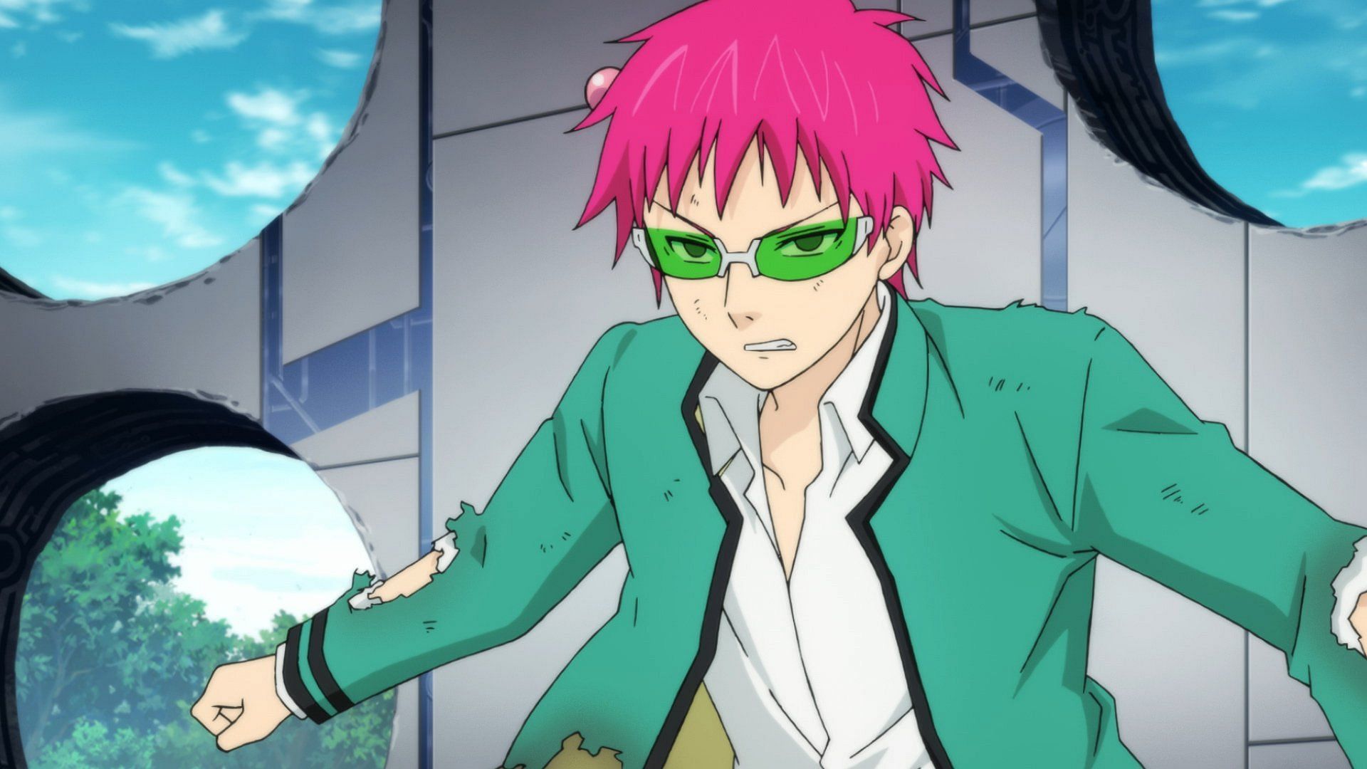 Saiki as seen in the anime (Image via J.C.Staff)