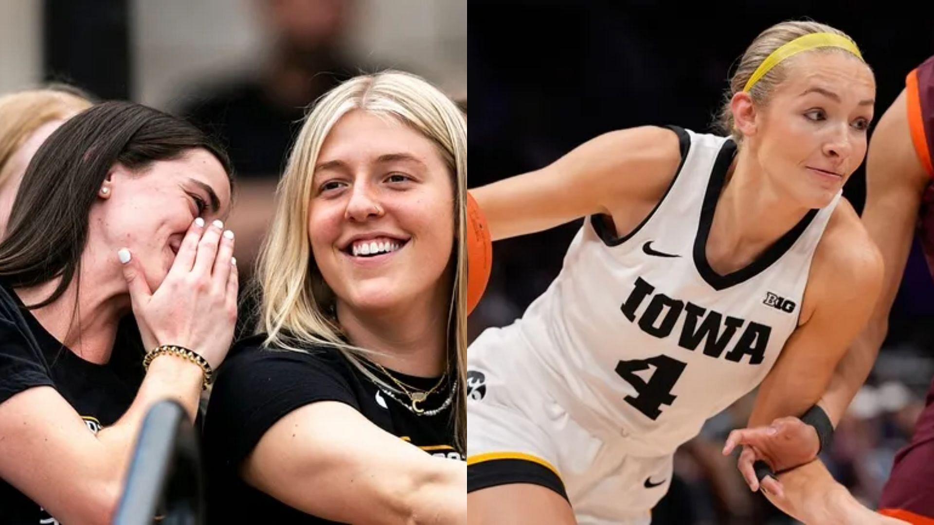 Ex-Iowa star Monika Czinano took to social media to show love for Kylie Feuerbach.