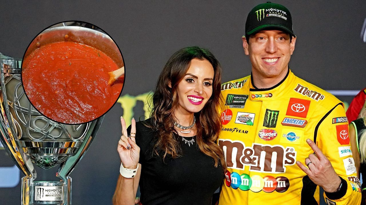 Kyle Busch and Samantha Busch