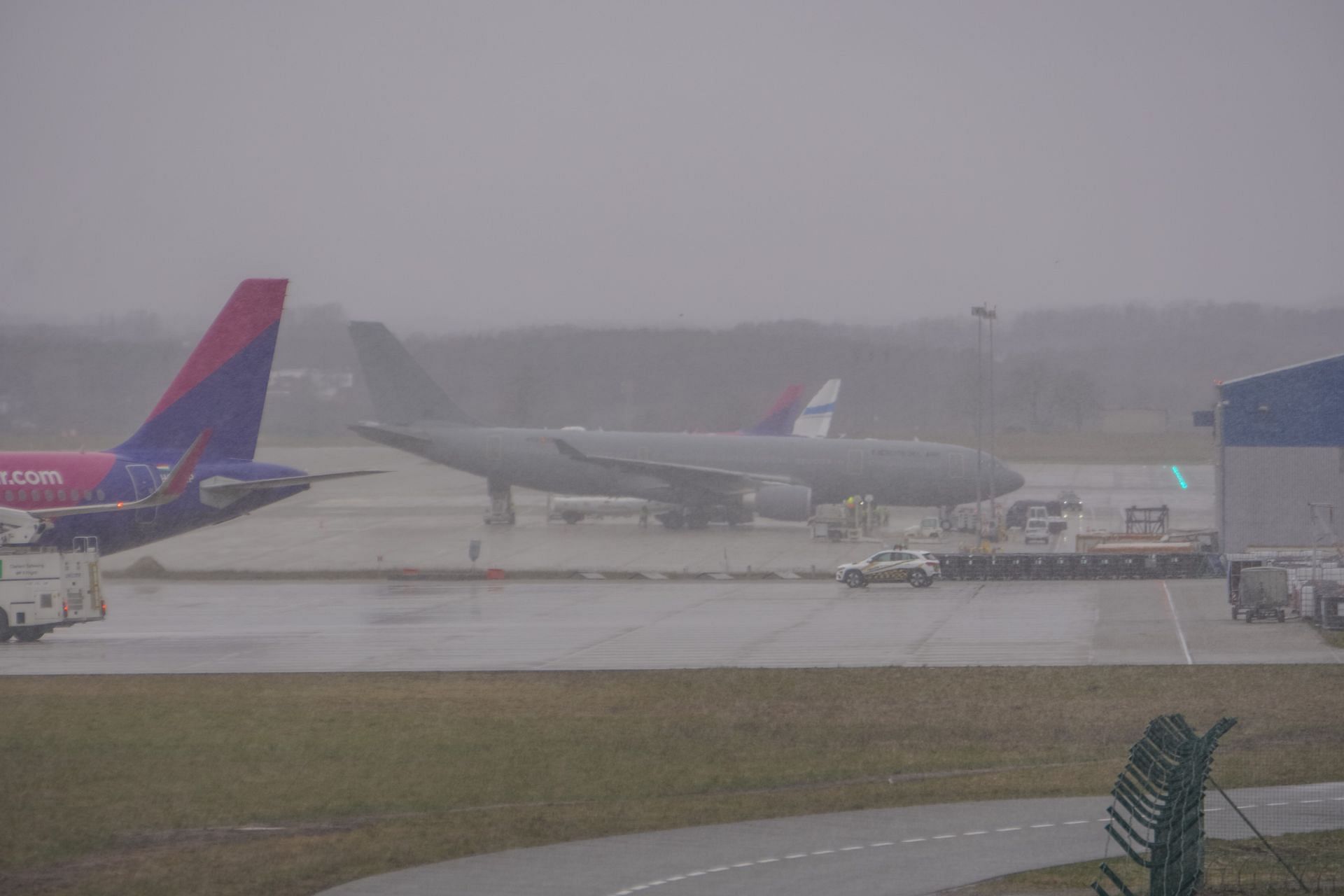 Hard Conditions At The Airport In Gdansk - Source: Getty