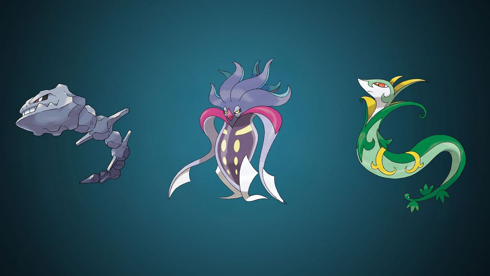 Steelix, Malamar, and Serperior (Image via TPC)