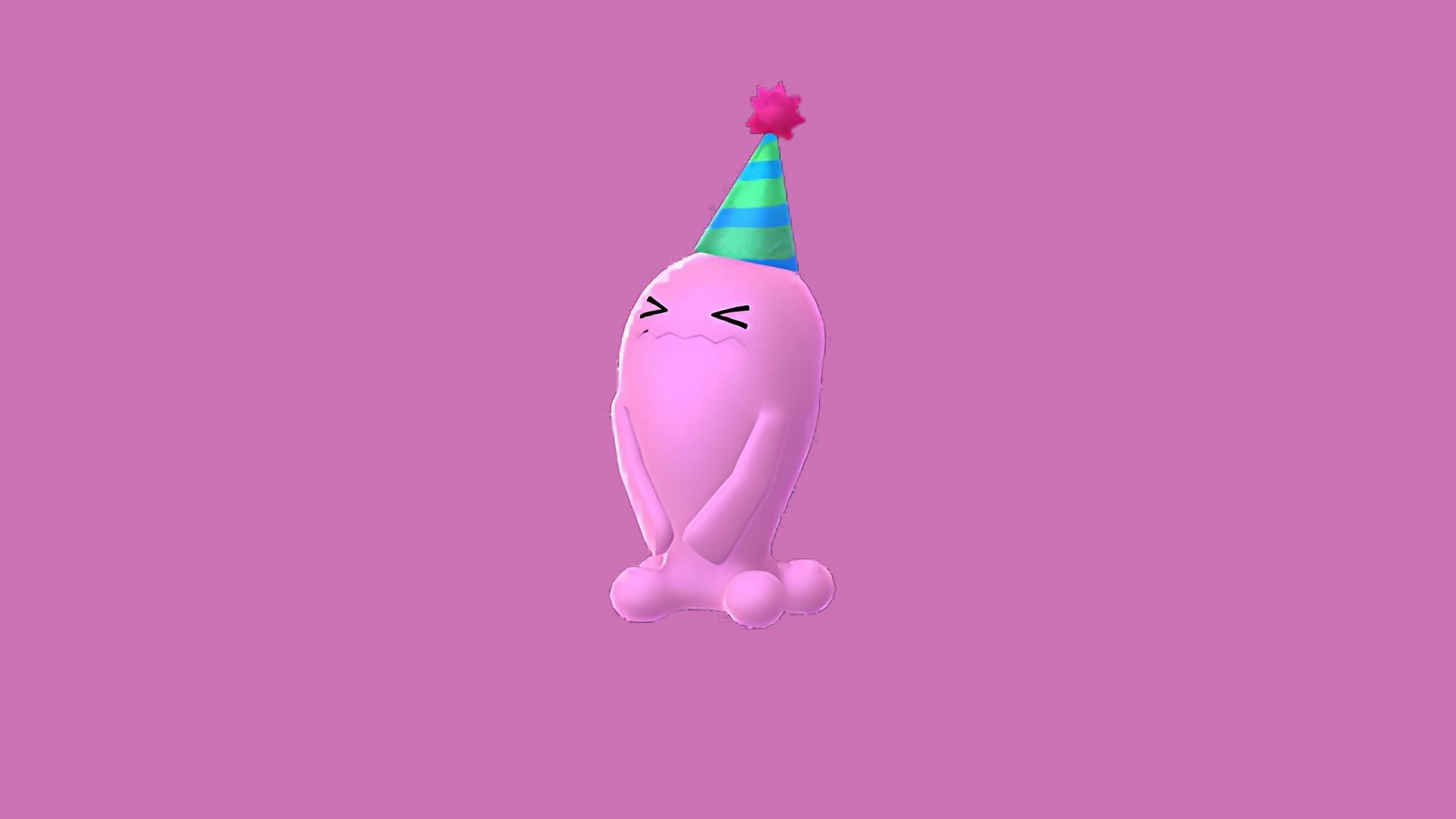 Shiny Party Hat Wobbuffet (Image via The Pokemon Company)