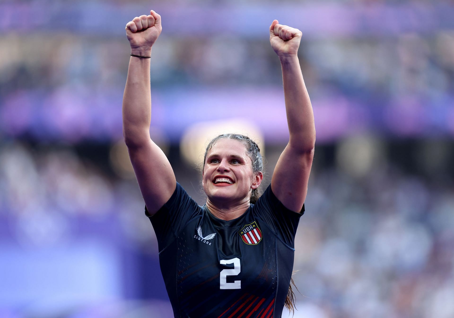 Ilona Maher at the Paris Olympics 2024 (Photo by Cameron Spencer/Getty Images)