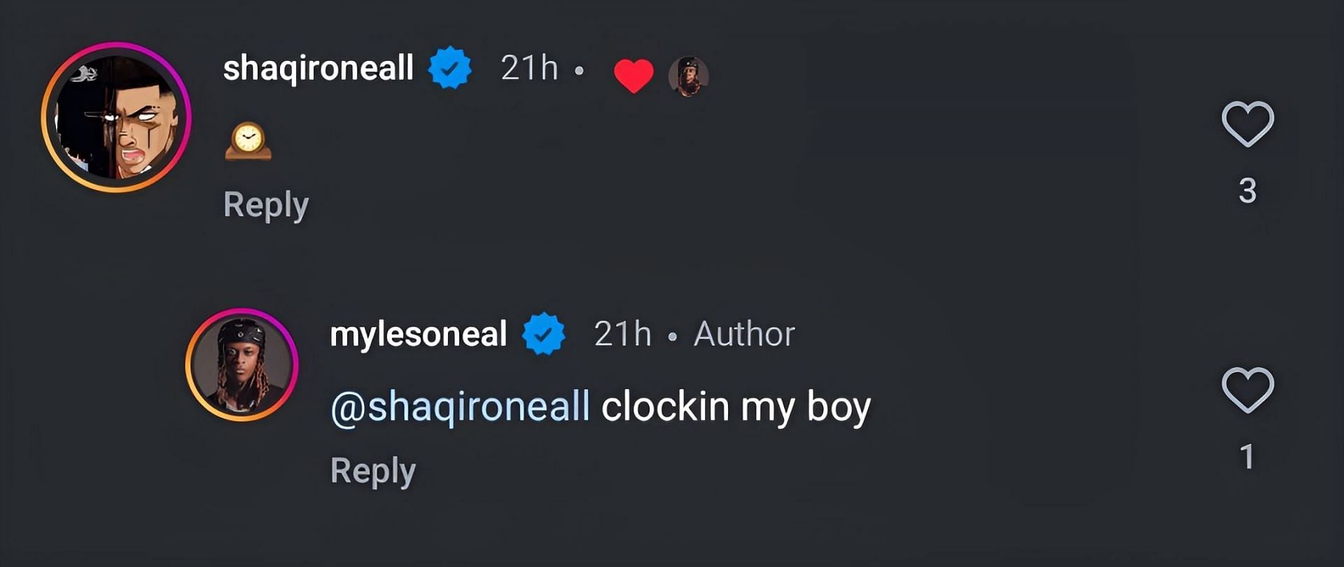 Shaqir O'Neal comment