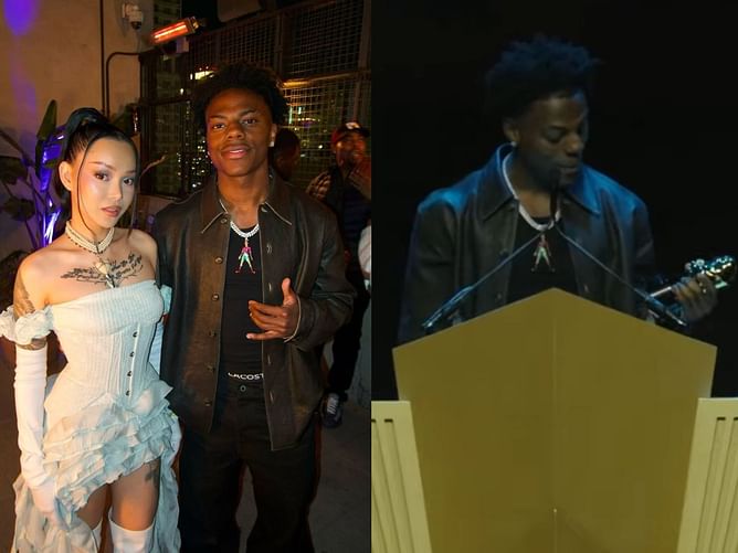 "W Speed": Bella Poarch shares backstage picture with IShowSpeed from Streamer Awards 2024