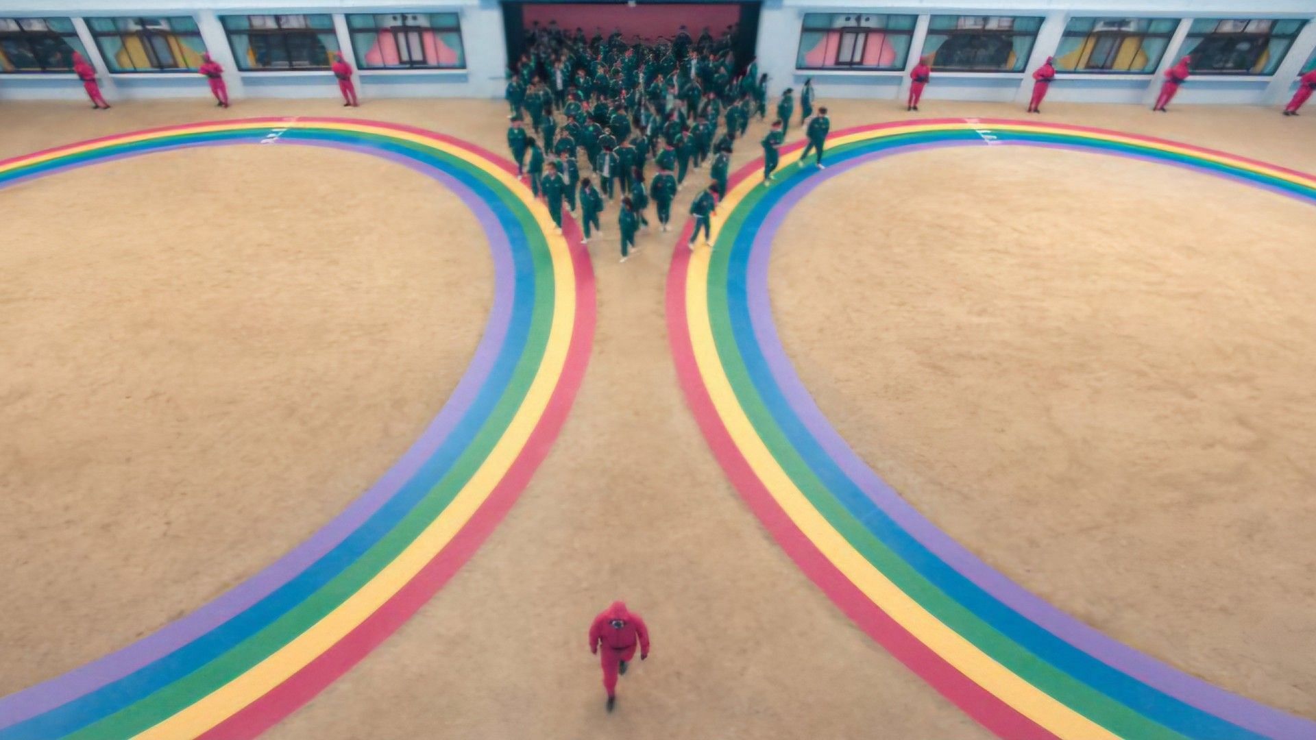 The field of Pentathlon game (Image via Netflix)