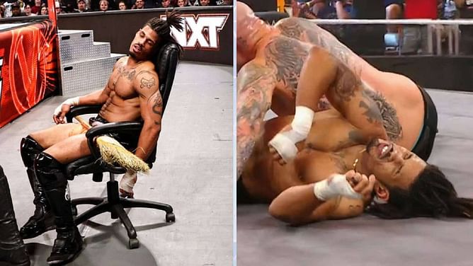 Wes Lee unable to stand up straight after shocking loss to 20-year-old WWE star