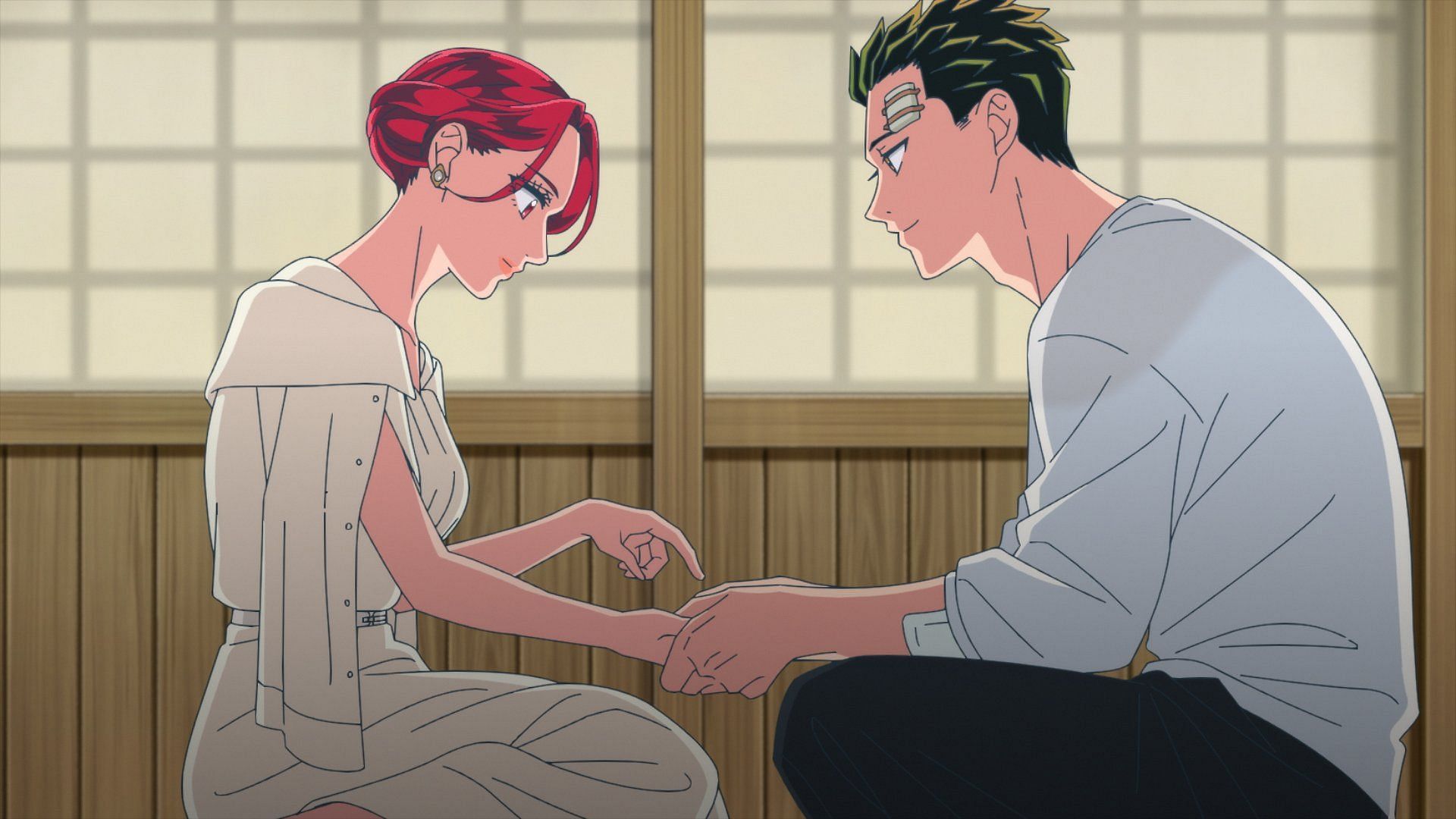 Yoshino and Kirishima as shown in the anime (Image via Studio Deen)