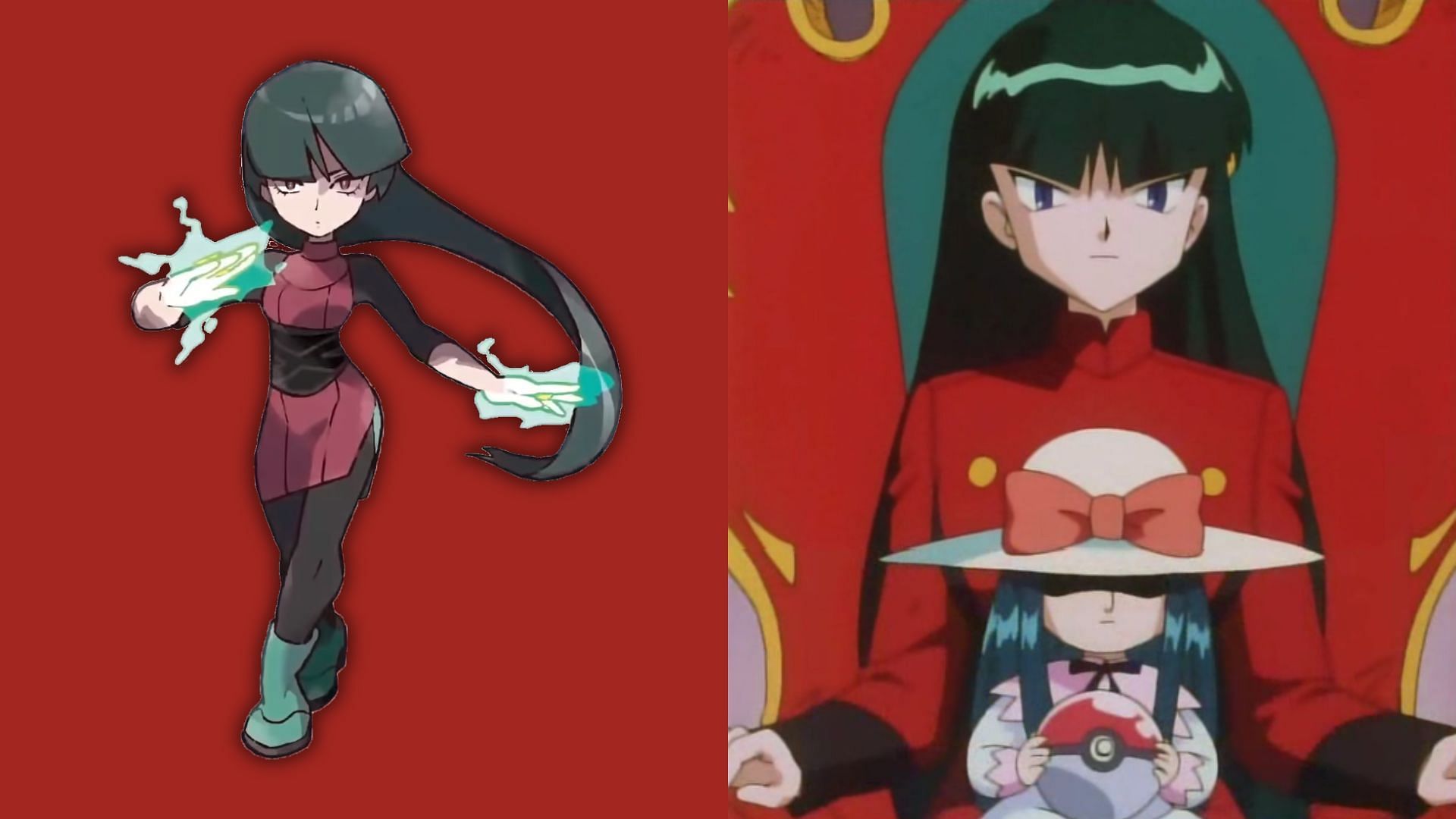 Sabrina as seen in other games and anime (Image via The Pokemon Company)