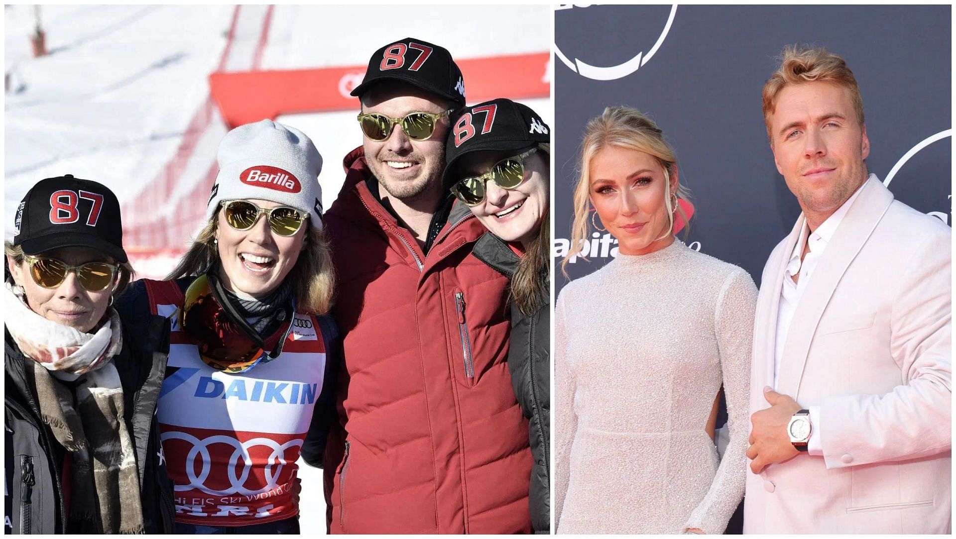 Mikaela Shiffrin and her family