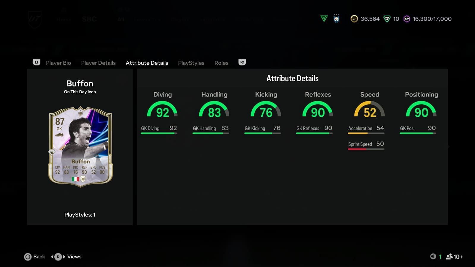 The card has amazing stats (Image via EA Sports)