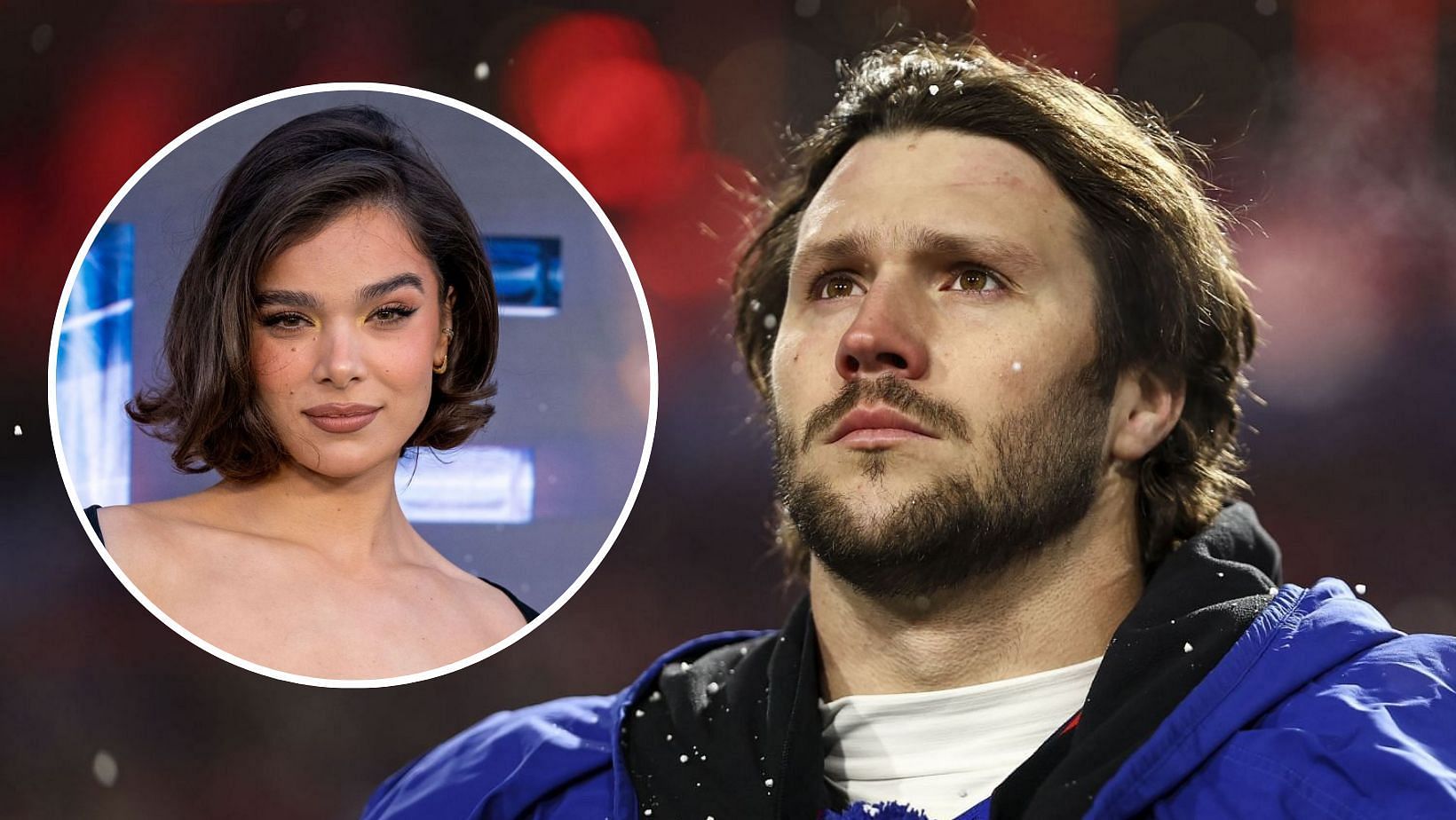 Josh Allen praises fianc&eacute;e Hailee Steinfeld (Image Source: Getty)