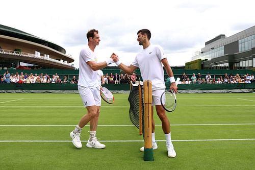 Andy Murray (L) and Novak Djokovic | Image Source: Getty