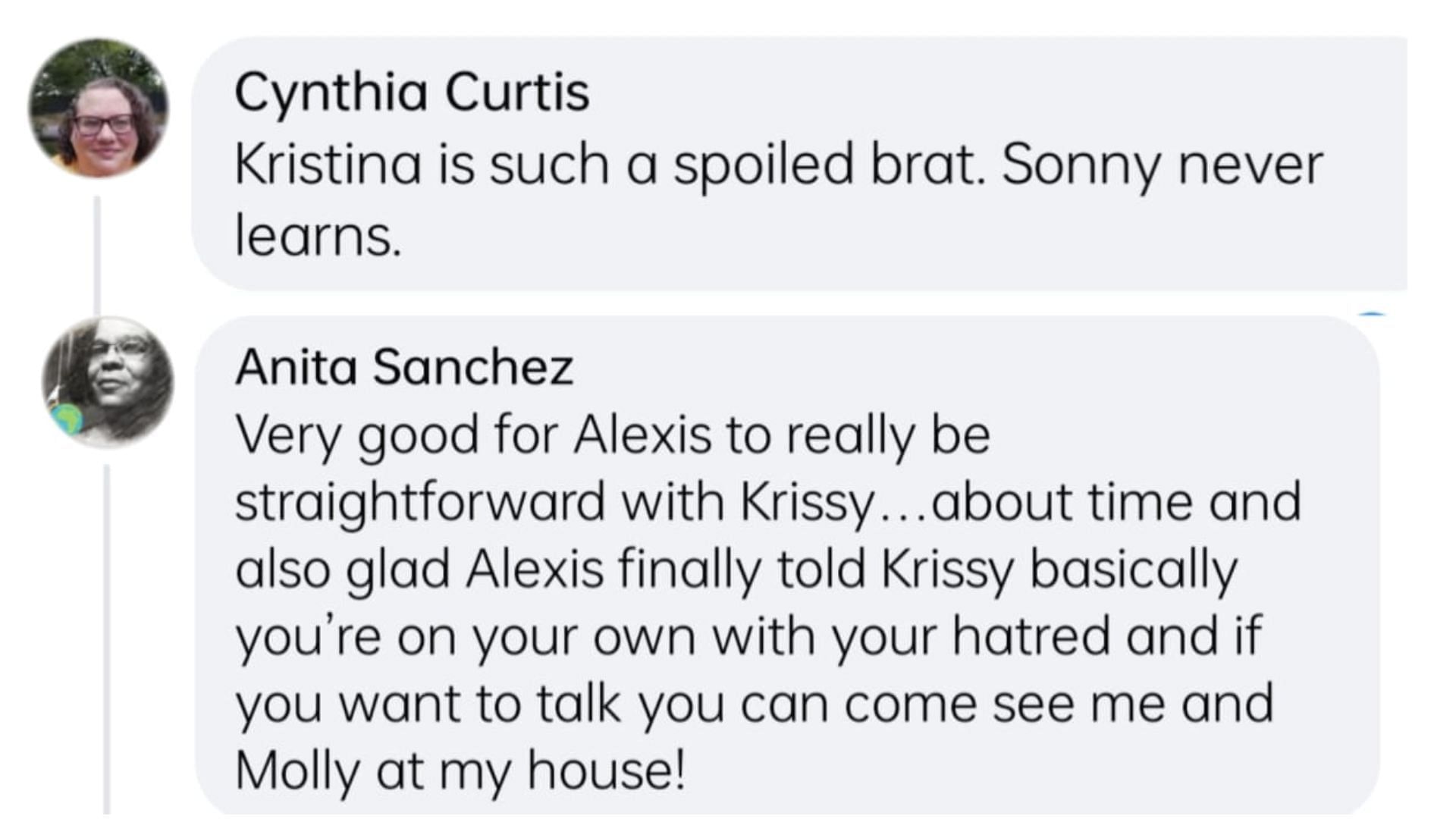 Netizens expressed their disappointment with Kristina&#039;s behavior (Image via Facebook / General Hospital)