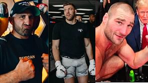 Top flyweight shares three-word reaction to Alexander Volkanovski's facial expression just before Dricus du Plessis-Sean Strickland brawl at UFC 296