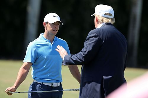 Rory McIlroy and Donald Trump (Source: Getty)