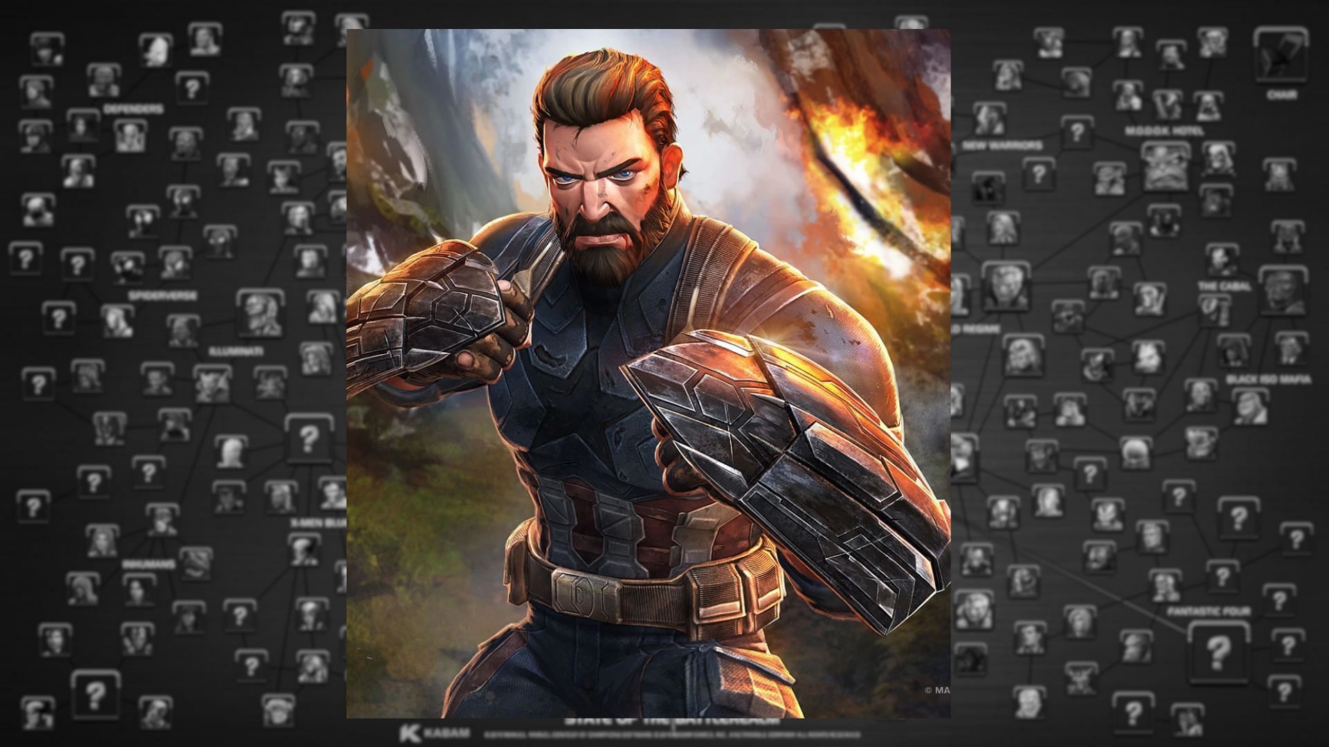 Captain America is one the most flexible champions for beginners in the Marvel Contest of Champions (Image via Kabam Games, Inc.)