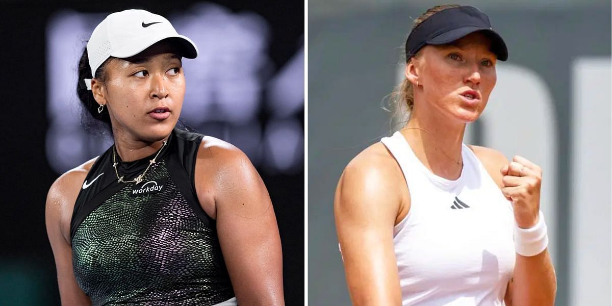 Naomi Osaka (L) and Lina Gushko (R) (Image Source: Getty)