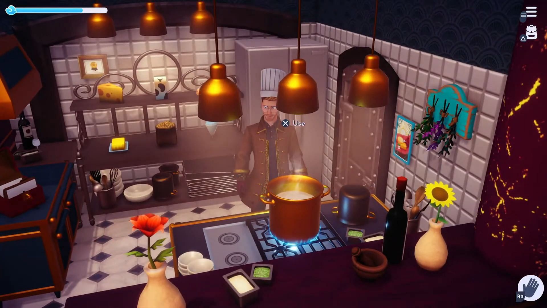 Head to the cooking station (Image via Gameloft || YouTube/@Greymane Gaming)