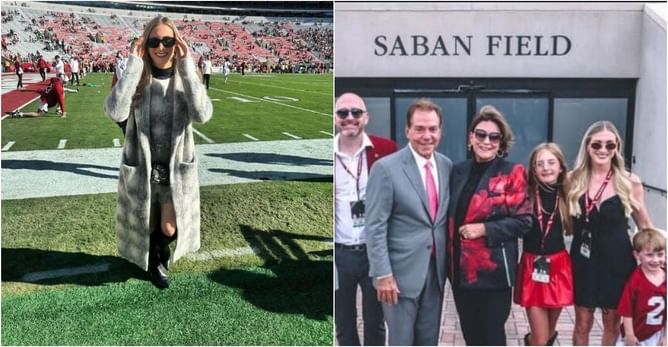 Nick Saban's daughter Kristen drops 4-word message after former Alabama HC refuses to unveil his secret hat