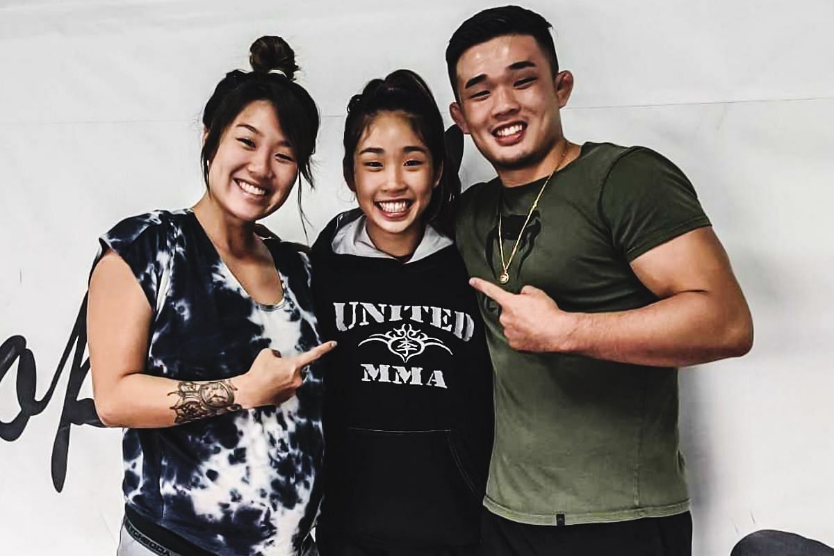 Angela, Victoria, Christian Lee - Photo by ONE Championship