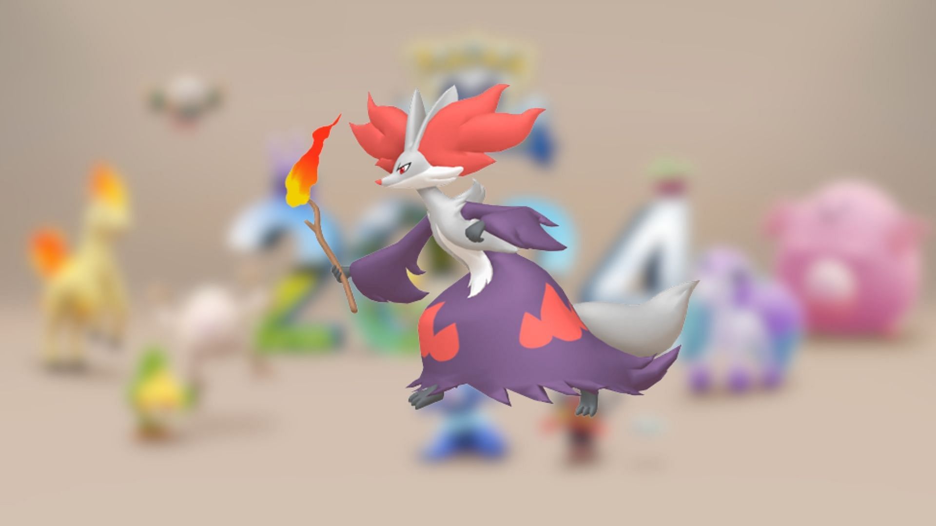 Shiny Delphox (Image via The Pokemon Company)